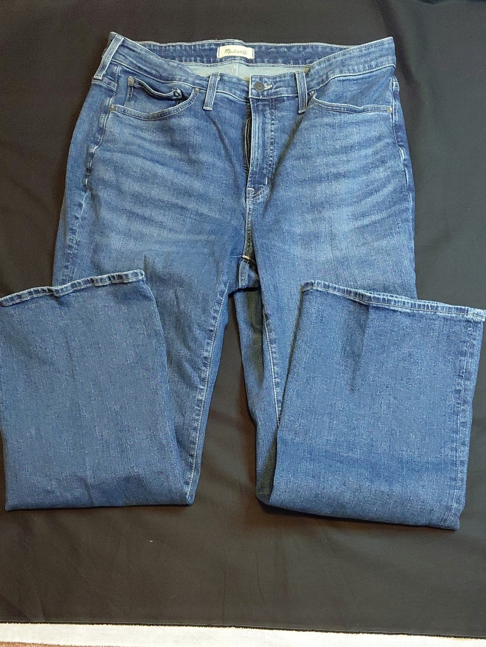 Madewell “The Perfect Vintage Flare Jean” Medium Wash Flared Jeans Size 16W